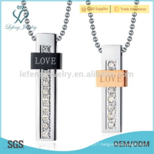 Hot selling alphabet love couple pendant,love pendant locket jewelry